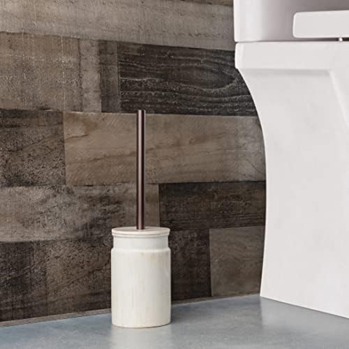 Rustic Luxe Toilet Brush and Holder Set - Image 2