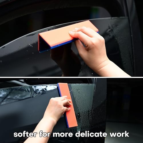 NEWISHTOOL 8-Inch Window Tint Squeegee Rubber Blade Without Handle, 2 Pack - Image 4