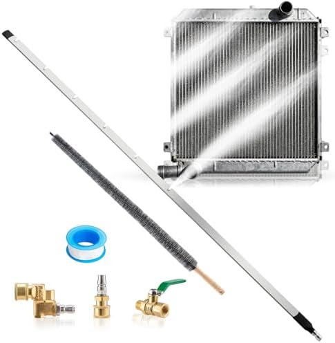 REALYOU 40" Radiator Cleaning Wand, 4500 PSI Radiator Cleaner Wand Water & Air by Realyou