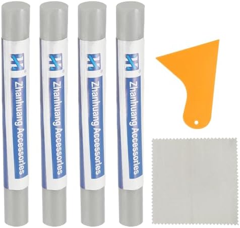 uxcell 4Pcs Wood Filler Sticks, Wood Repair Kit, Medium Brown by uxcell