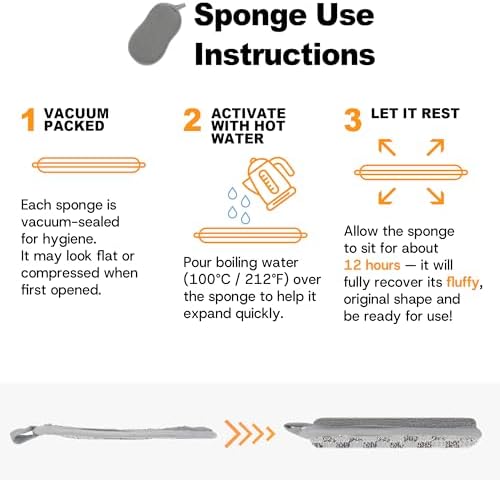 Multi-Purpose Dish Sponges Kitchen, Dual-Sided Non Scratch Scrub Sponges - Image 2