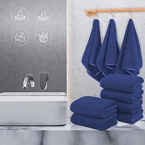 TENSTARS Silk Hemming Hand Towels - Image 3