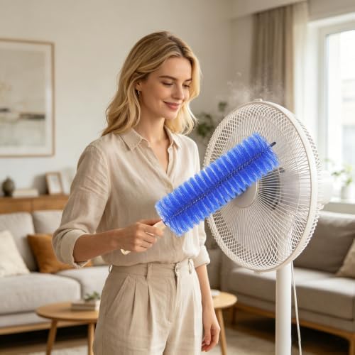 Bendable Microfiber Head, Fan Cleaning Brush Reusable Dust Remover, Dusters - Image 3
