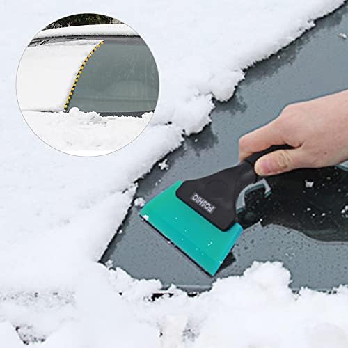 FOSHIO Small Squeegee with 5 Inch Light Blue Rubber Blade Mini Wiper Window - Image 7