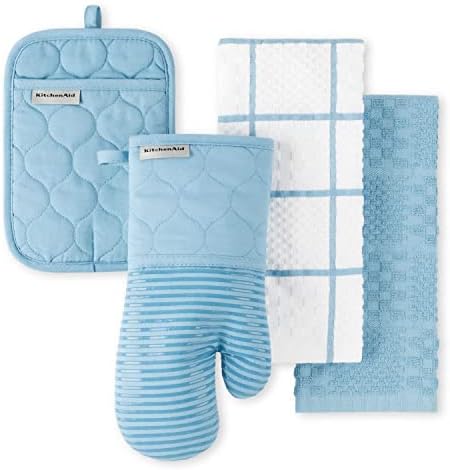 KitchenAid Quilted Cotton Terry Cloth Oven Mitt, Pot Holder, Kitchen Towel by KitchenAid