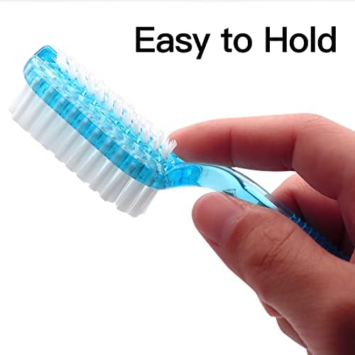 Handle Grip Fingernail Brush Two Sided Nail Brush Foot Scrub Brush Soft Stiff - Image 6