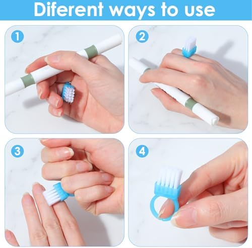 40Pcs Mini Nail Brush Ring Cleaner, Ymapinc Hand & Nail Brush - Image 4