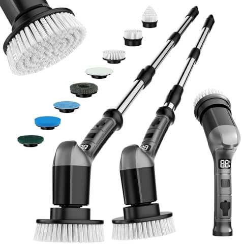 Electric Spin Scrubber for Bathtub, Shower Scrubber by TUTOBL