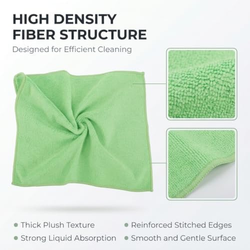 12 Pack Microfiber Cleaning Cloth - Image 4
