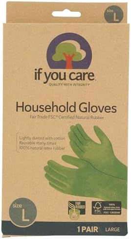 If You Care Latex Gloves, Large – 1 Pair – by IfYouCare