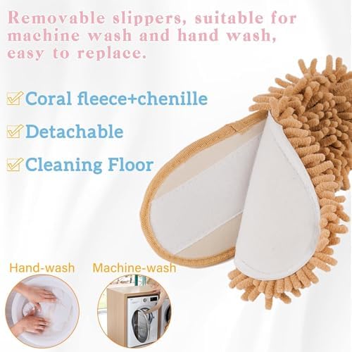 Detachable Dog Microfiber Mop Slippers Dusting - Image 4