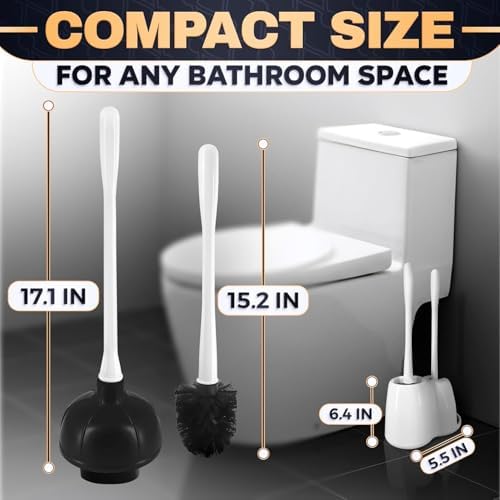 Toilet Plunger and Brush Set - Image 2