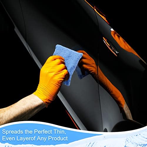 24 Pack Microfiber Wax Applicator Pads - Image 6