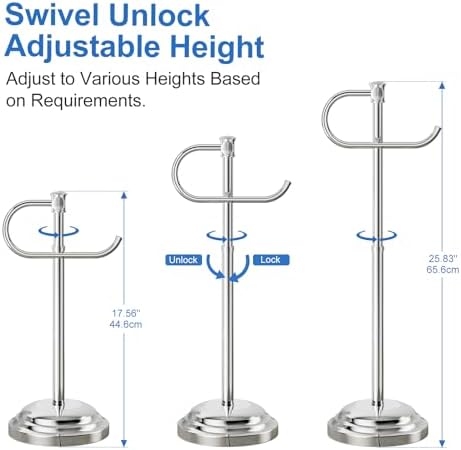 RUMOSE Toilet Paper Holder Stand - Image 2