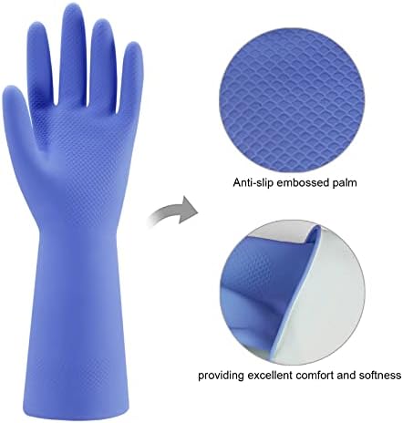 Rubber Kitchen Dishwashing Gloves - Image 2