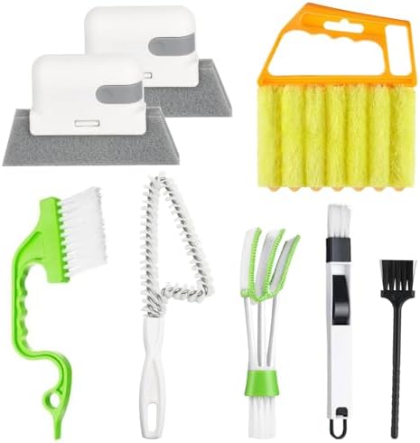 8 Pcs Hand-held Groove Gap Cleaning Tools by Machomby
