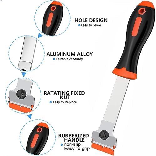 3 Pack Razor Blade Scraper Tools, - Image 3