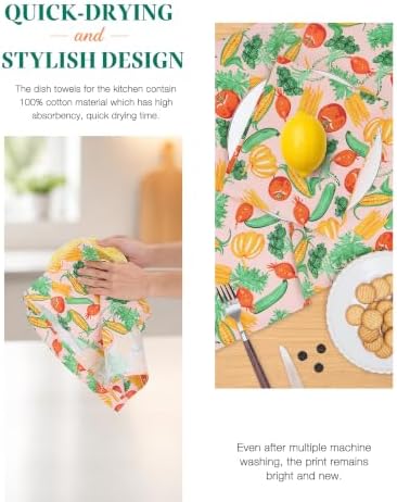 Flour Sack Kitchen Towels 2 Pack, 18x26 Inch - Image 5