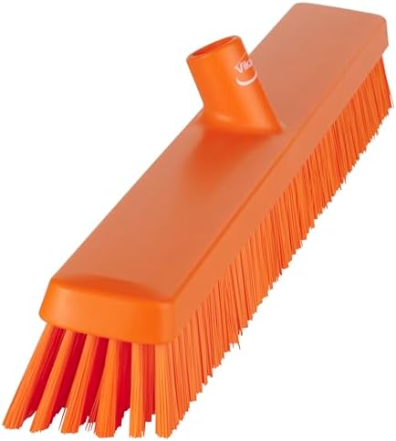 Vikan 31957 24" Heavy-Duty Push Broom, Soft/Stiff - Image 2