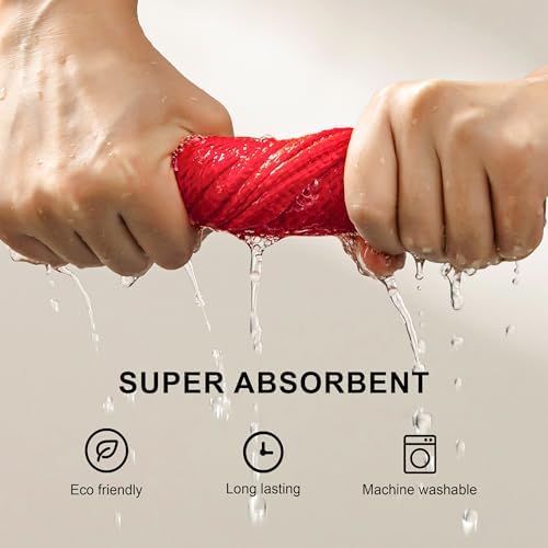 joybest Cotton Kitchen Dish Cloths, 12x12 Inches - Image 4