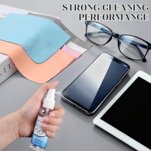 30 Pack Microfiber Glasses Cleaning Cloths - Image 6