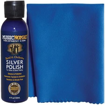 MusicNomad Silver Polish & Cloth by MusicNomad