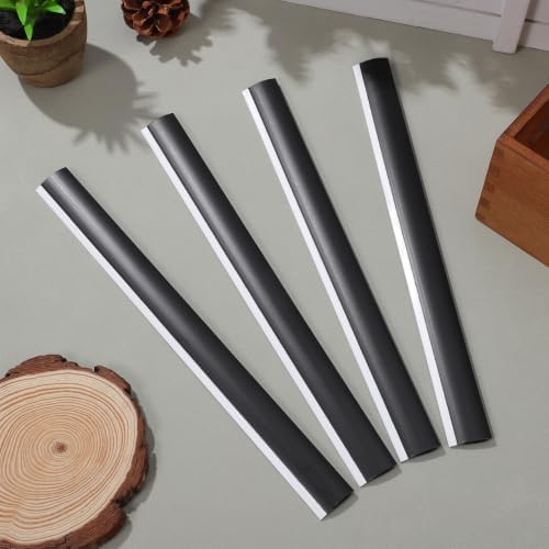 iplusmile 4 Pack Dustpan Rubber Lip Replacement, 10.2 Inch Edge Strips - Image 3
