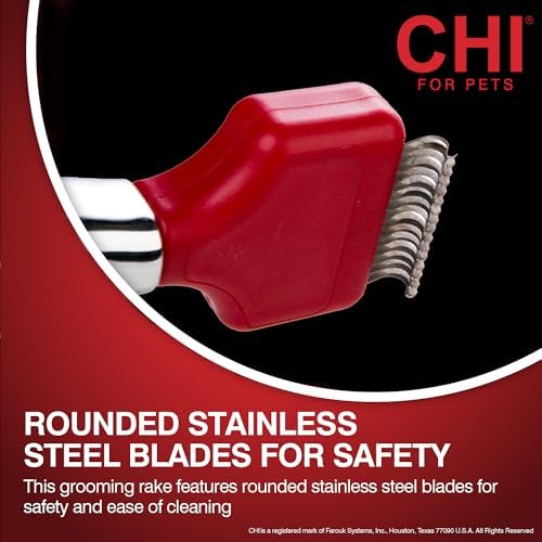 CHI for Dogs Dematting and Deshedding Undercoat Rake - Image 4