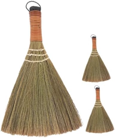 PRETYZOOM 3pcs Indoor Outdoor Broom Small Handheld Broom by PRETYZOOM