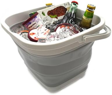 SAMMART 11L Collapsible Rectangular Handy Bucket/Tub - Image 4