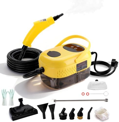 Steamer for Cleaning, 15s Heat-Up 6-Level Adjustable, 2500W Handheld Steam by BEAUTLOHAS.
