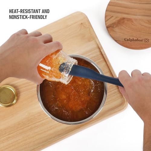 Calphalon Edge Jar Scraper, 9-Inch Silicone Jar Spatula, Flexible Cleaning - Image 3