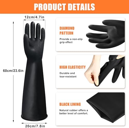 18" Chemical Resistant Gloves - Image 2