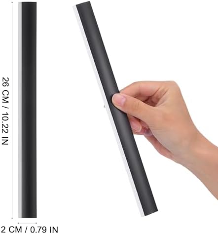 Zerodeko Dustpan Rubber Lip Replacement 4 pcs Dustpan Replacement Edge Strips - Image 2