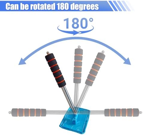 Car Windshield Cleaner Tool, Retractable Rearview Mirror Brush - Image 5