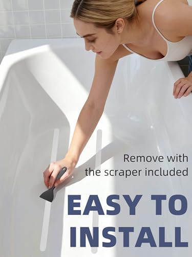 Secopad 12PCS Strip Non Slip Bathtub Stickers - Image 6