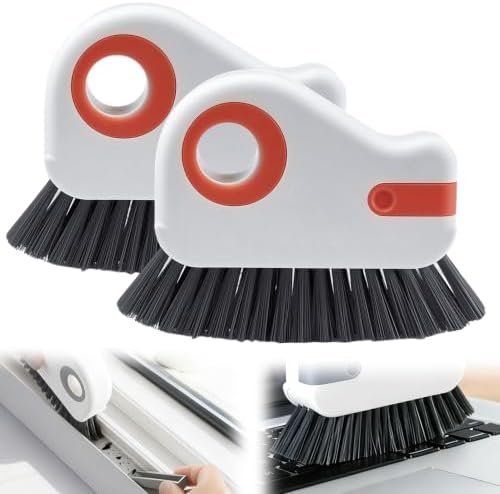 Window Track Cleaner, Groove Cleaning Tool, Crevice Clean Brush by Elxdzu