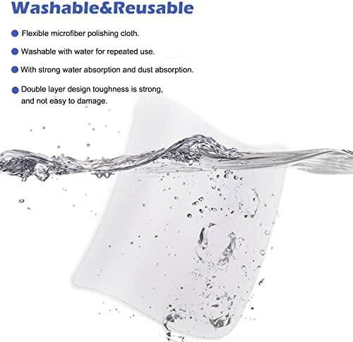 8 Pack Polishing Cloth for Apple, Microfiber Cleaning Cloth, Soft and - Image 5