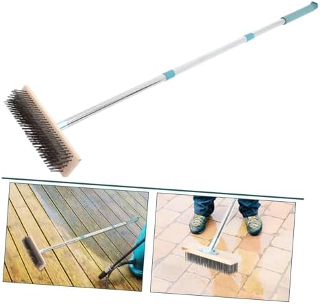 MERRYHAPY Stainless Steel Heavy Duty Deck Scrub Brush - Image 7