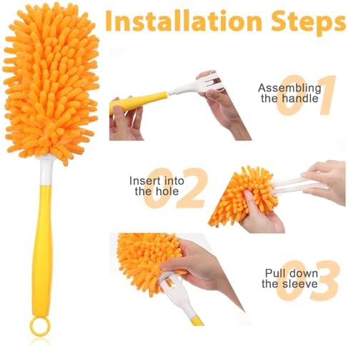 11-Pack Reusable Duster Kit – Heavy Duty Chenille Refills - Image 4