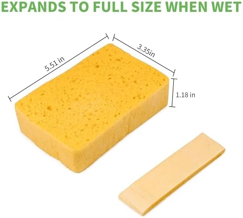 4 Pack Compostable Thicker Pop-Up Sponges - Image 2