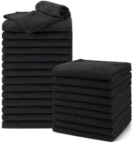 UNIMADE Salon Towels 24 Pack, Microfiber Barber Towels Bulk by Unimade
