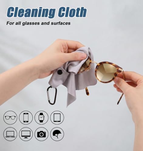 6 Pack Glasses Cleaning Cloth, Eye Glass Cloth Microfiber Reusable - Image 4