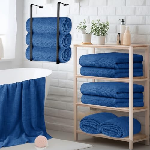 HOMEXCEL 6PK Bath Towel Set, 24x48 in, Absorbent&Quick Dry Towels - Image 6