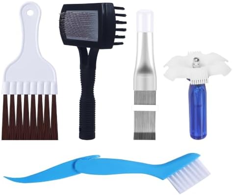5 Pcs Air Conditioner Fin Comb Cleaner kit AC Coil Cleaning Brush 5 Different by LONCHDAN