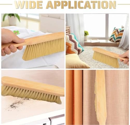 2 Pieces Woooden Dust Brush Hand Broom Bench Brush - Image 4