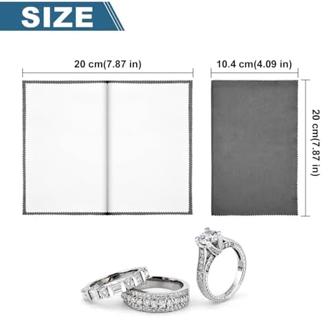 SEVENWELL Silver Polishing Cloth, Jewelry Cleaner Cloth - Image 4