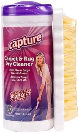 Capture Carpet & Rug Dry Cleaner w/Brush by Capture