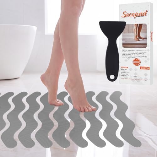 Secopad 24PCS Anti-Slip Shower Stickers by Secopad