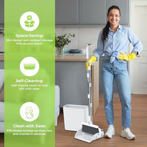 DustDockPro: Self-Emptying Broom and Dustpan Set - Image 4